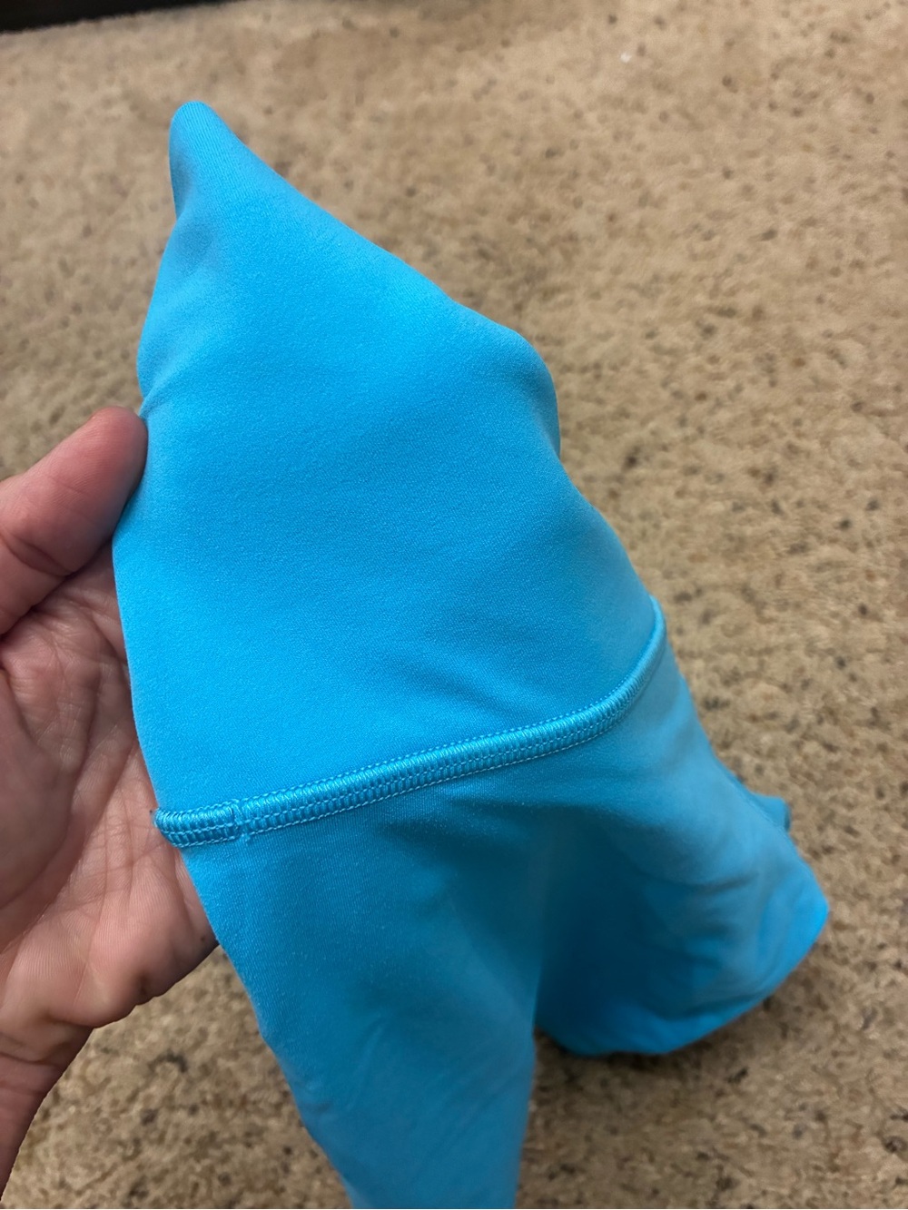 Lululemon High-Waist Align Shorts - turquoise size 6 - Picture 3 of 4